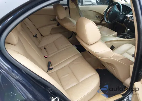 2007 BMW 530I из США, поврежденный, VIN WBANE73507CM54309